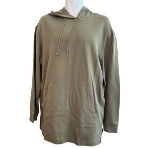 Original Use Hoodie Men’s Large Green Soft Cozy Fleece Pullover NWT
